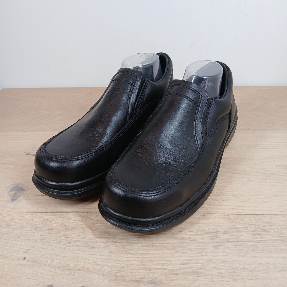 Red Wing Work Shoes Mens 11.5 D Black Leather Slip On  Steel Toe Slip Resistant
